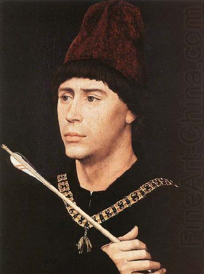 WEYDEN, Rogier van der Portrait of Antony of Burgundy oil painting picture
